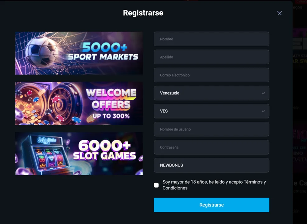 Registro en MyStake